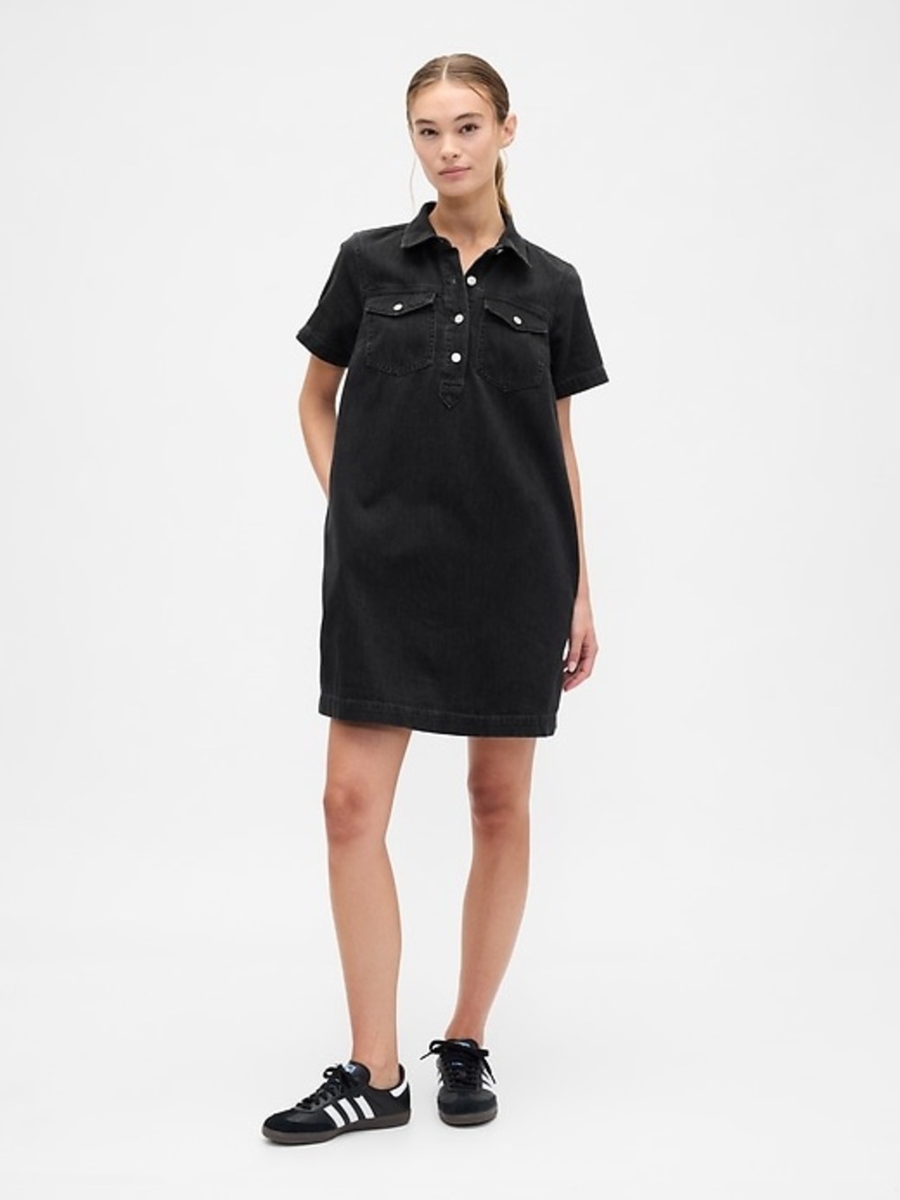 Gap Factory Relaxed Denim Mini Dress size M